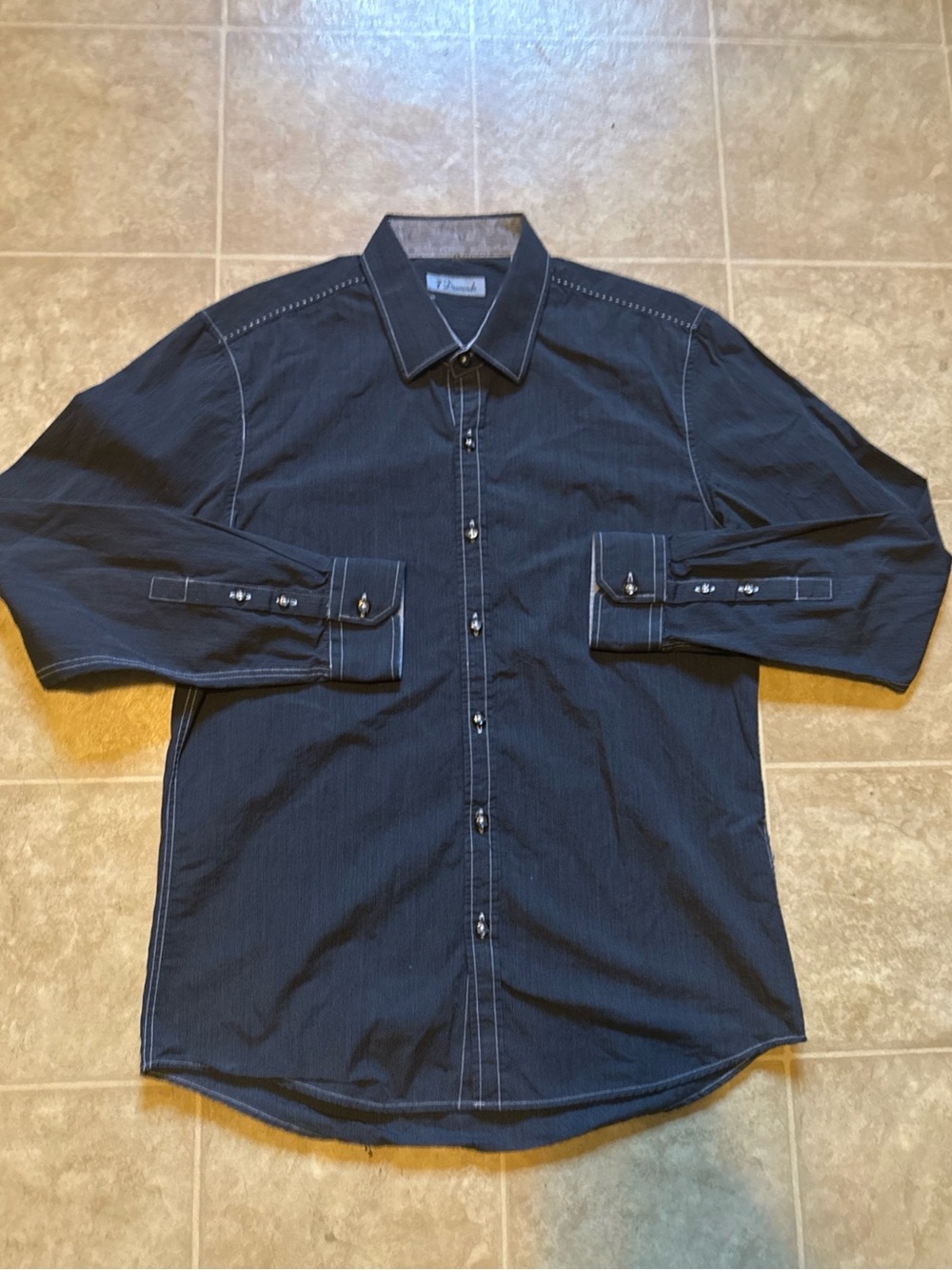 7 Diamonds western long sleeve button down shirt